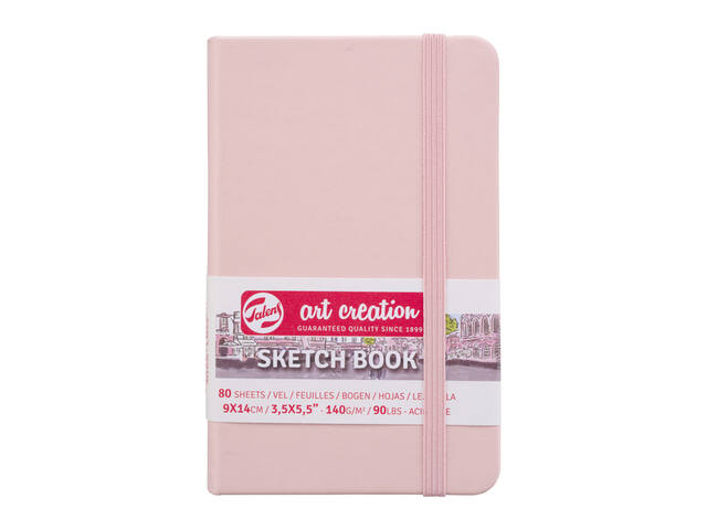 Schetsboek Talens Art Creation 90x140mm roze