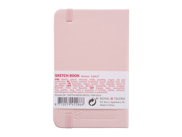 Schetsboek Talens Art Creation 90x140mm roze