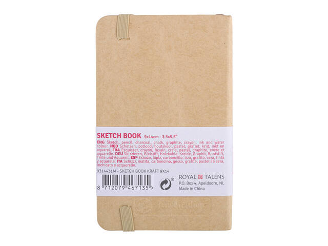 Schetsboek Talens Art Creation 90x140mm kraft