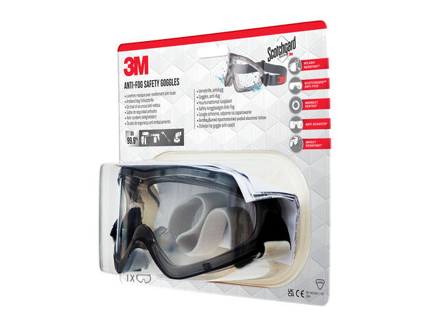 Ruimzichtbril 3M anti-fog Safety krasbestendig