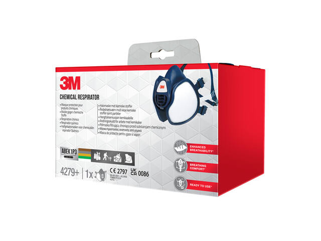 Masker 3M chemische stoffen FFABEK1 P3 D filters