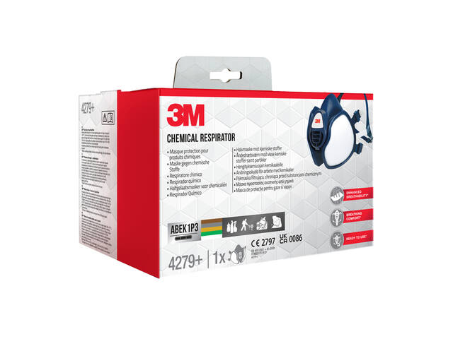 Masker 3M chemische stoffen FFABEK1 P3 D filters