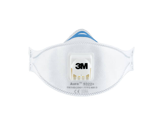 Stofmasker 3M Aura 9322 FFP2  ventiel 2st