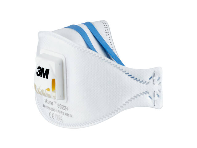 Stofmasker 3M Aura 9322 FFP2  ventiel 2st