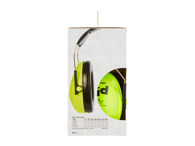 Oorkap 3M Peltor kinderen  H510AK (87-98 dB) groen