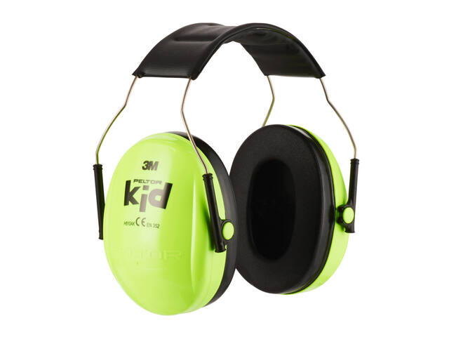 Oorkap 3M Peltor kinderen  H510AK (87-98 dB) groen