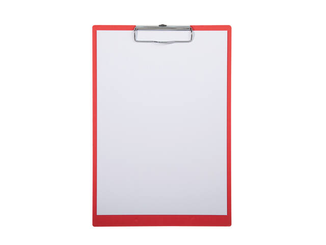 Klembord MAUL balance A4 staand 3mm karton rood