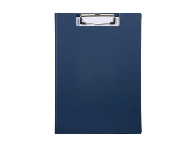Klembordmap MAULbalance A4 karton rug 8mm blauw