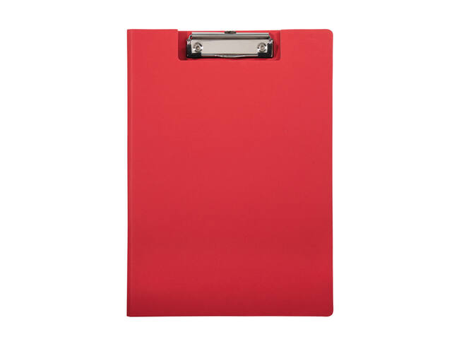 Klembordmap MAULbalance A4 karton rug 8mm rood