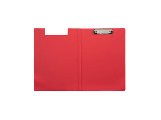 Klembordmap MAULbalance A4 karton rug 8mm rood