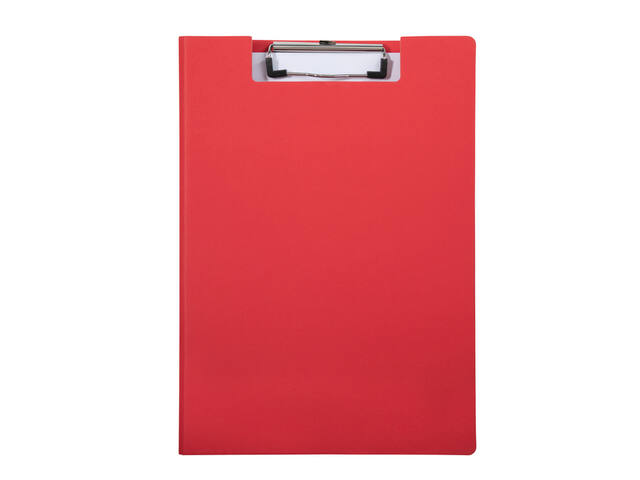 Klembordmap MAULbalance A4 karton rug 8mm rood