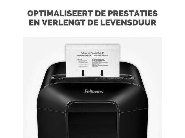 Olievellen papiervernietiger Fellowes Performance+