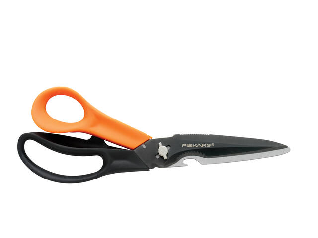 Schaar Fiskars Titanium multifunctioneel zwart