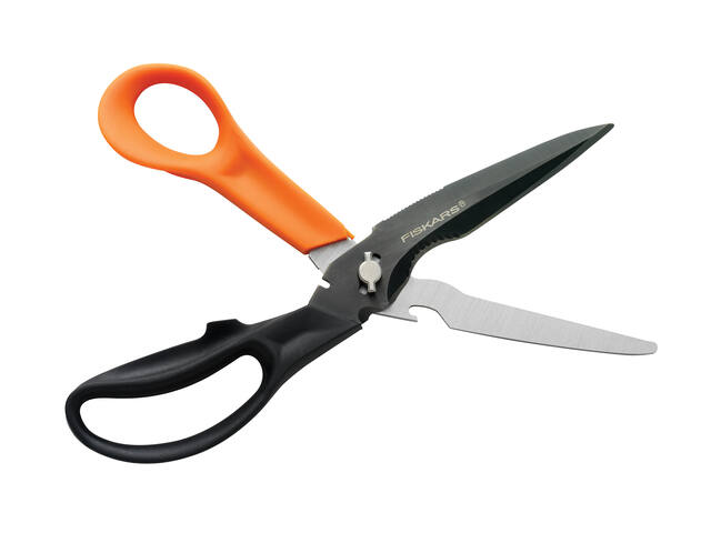 Schaar Fiskars Titanium multifunctioneel zwart