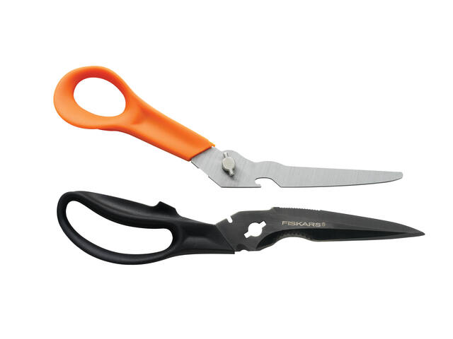 Schaar Fiskars Titanium multifunctioneel zwart