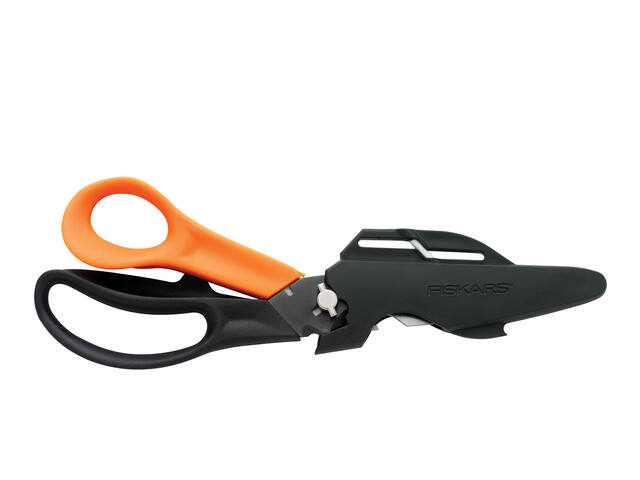 Schaar Fiskars Titanium multifunctioneel zwart