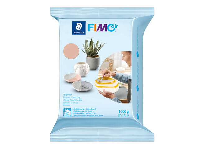 Boetseerklei Staedtler Fimo air 1kg lichtrtoze