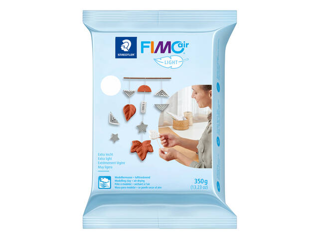 Boetseerklei Staedtler Fimo air light 350gr wit