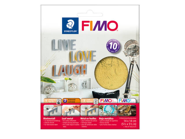 Bladmetaal Staedtler Fimo 10v goud