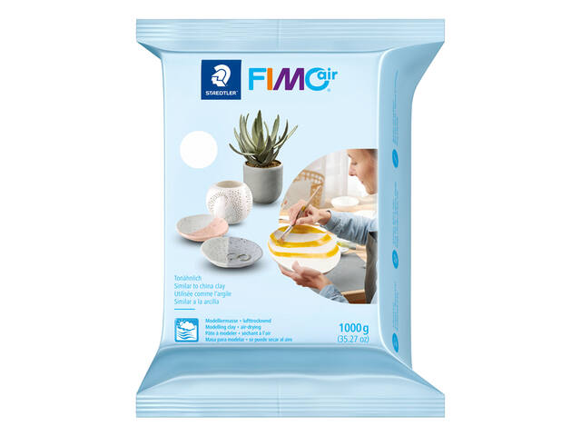 Boetseerklei Staedtler Fimo air 1kg wit