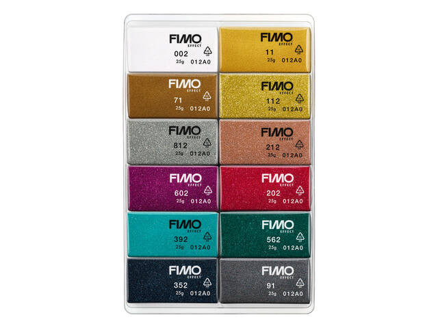 Klei Fimo Staedtler effect colourpack 12 sparkle