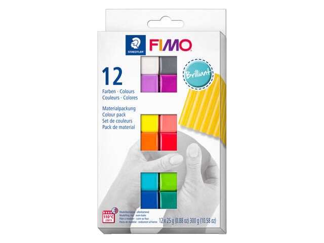Klei Fimo Staedtler soft colourpack 12 brillantcol