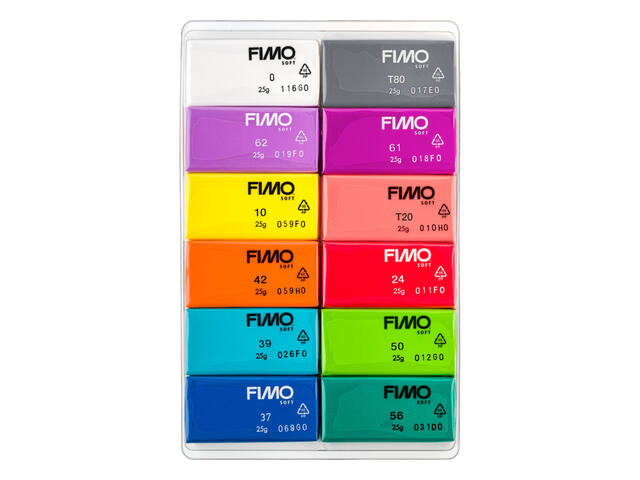 Klei Fimo Staedtler soft colourpack 12 brillantcol