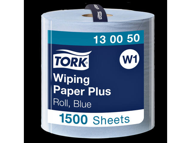Poetspapier Tork W1 Premium 2laags blauw 130050