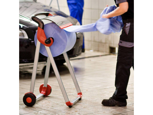 Poetspapier Tork W1 Premium 2laags blauw 130050