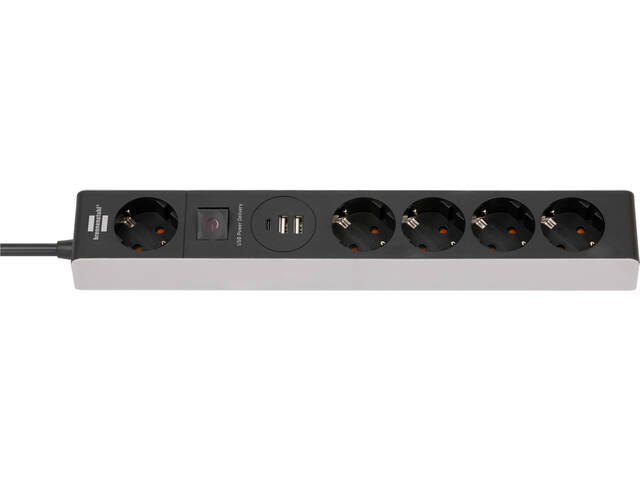 Stekkerdoos Brennenstuhl 5vdig USB C Power 1.5m gs