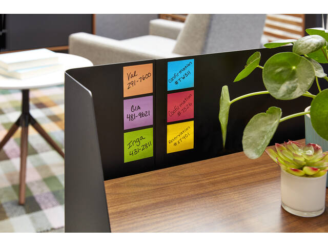Memoblok Post-it 654 Super Sticky 76x76mm geel