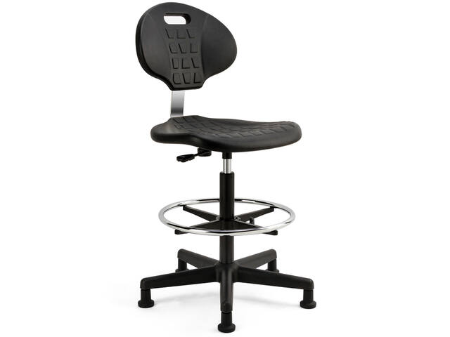 Werkstoel Euroseats Tarente Large zwart
