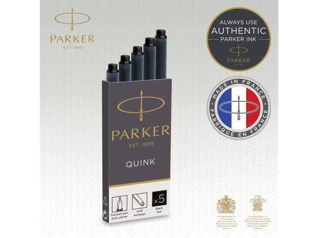 Inktpatroon Parker Quink zwart