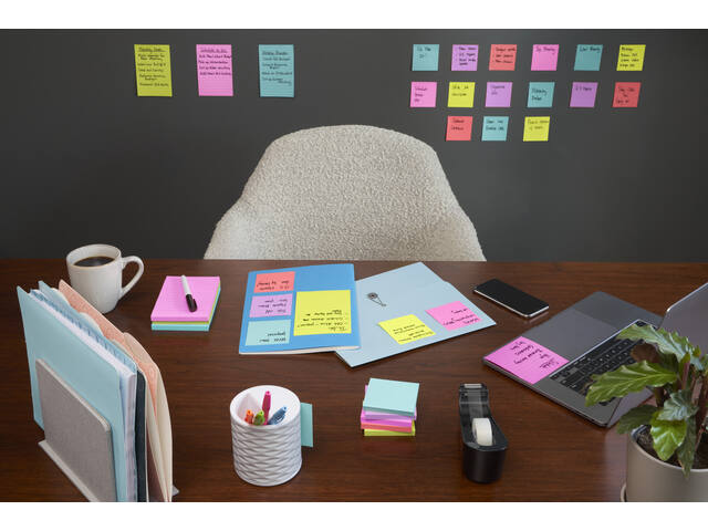 Memoblok Post-it 622 Super Sticky 47.6x47.6mm Cos
