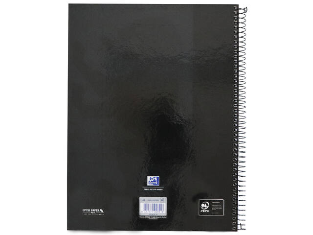 Notitieboek Oxf classic europeanb A4+ lijn 160p zw