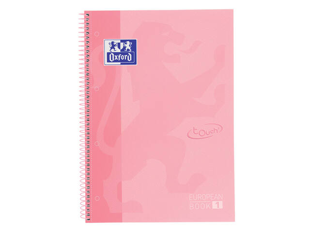 Notitieboek Oxf touch europeanb A4+ lijn 80v prz