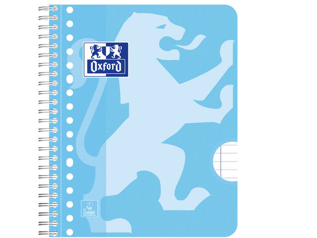 Collegeblk Oxf School A5+ ln 17gaats 160pag pastel