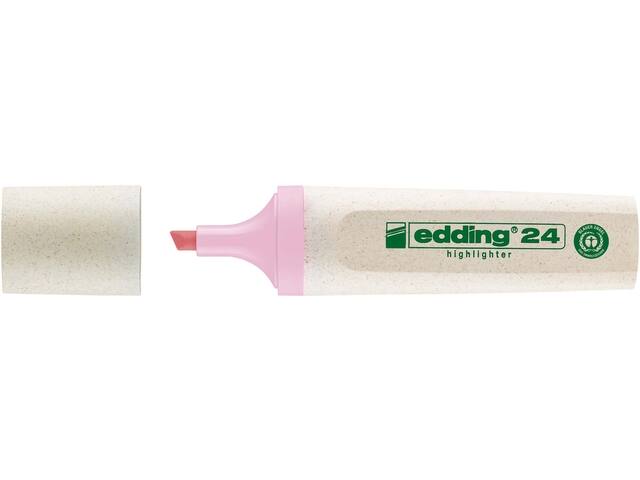 Markeerstift edding 24 Eco 2-5mm pastel roze