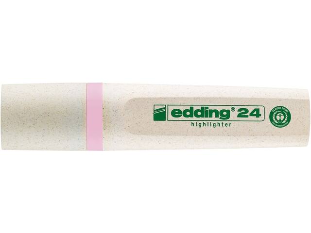 Markeerstift edding 24 Eco 2-5mm pastel roze