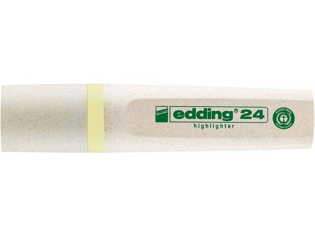Markeerstift edding 24 Eco 2-5mm pastel geel