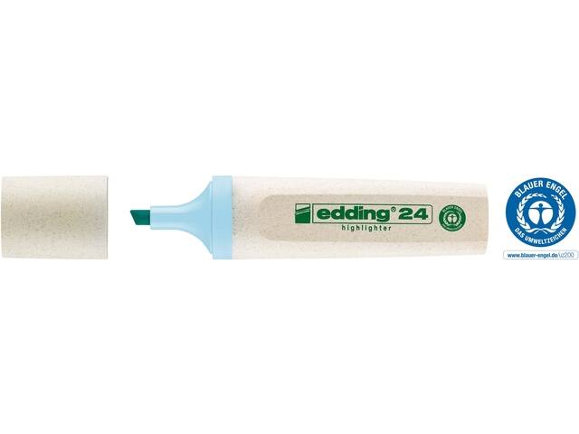 Markeerstift edding 24 Eco 2-5mm pastel blauw