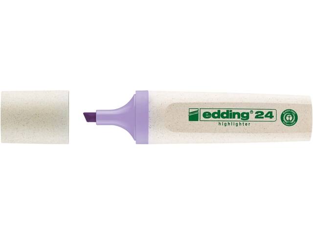 Markeerstift edding 24 Eco 2-5mm pastel violet