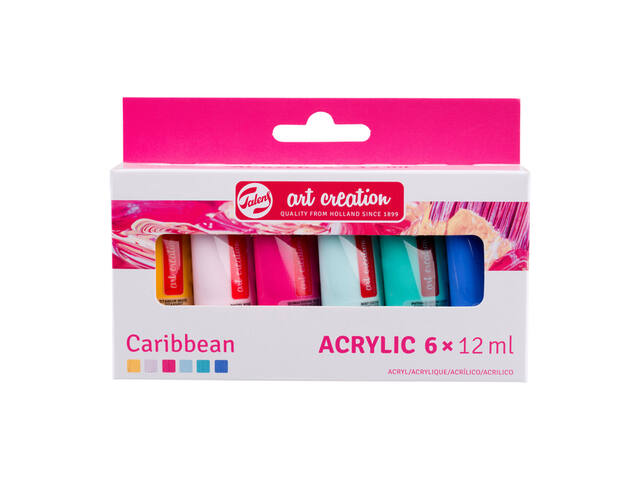 Acrylverf Talens Art Creation 12ml 6st Caribbe ass