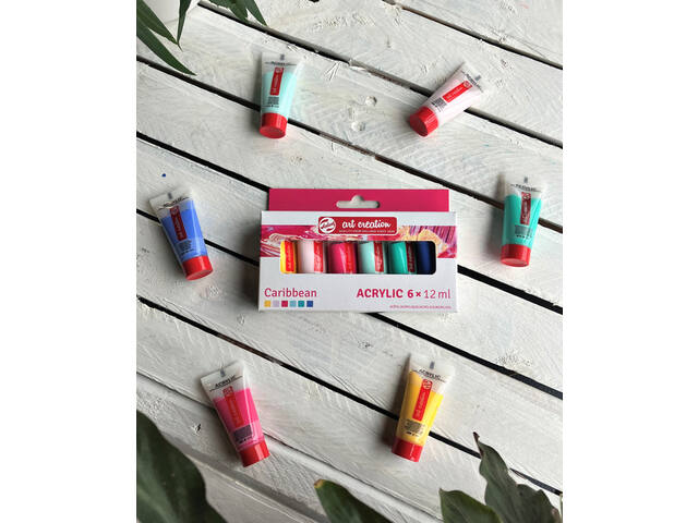 Acrylverf Talens Art Creation 12ml 6st Caribbe ass