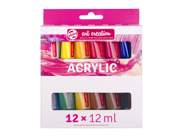 Acrylverf Talens Art Creation 12ml 12st assorti