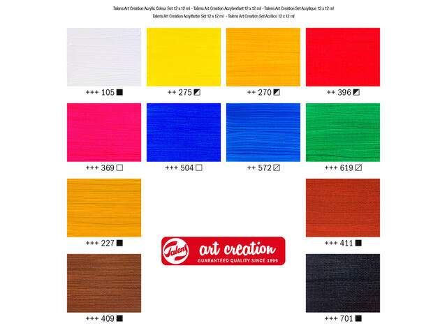 Acrylverf Talens Art Creation 12ml 12st assorti