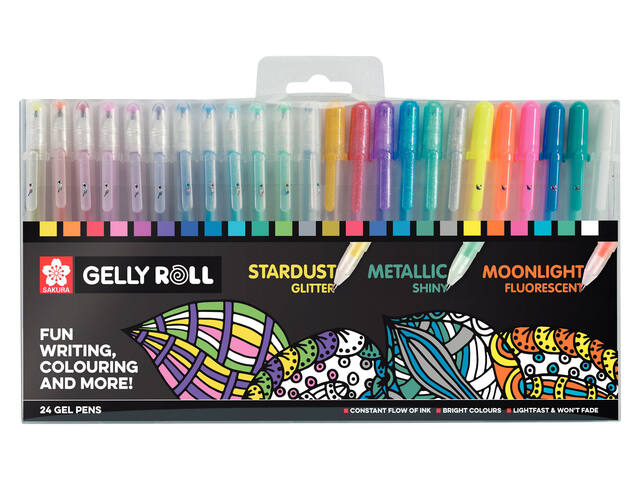 Sakura Gelly Roll Mixed Set 24