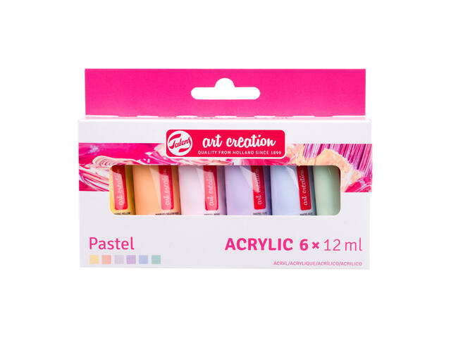 Acrylverf Talens Art Creation 12ml 6st pastel ass