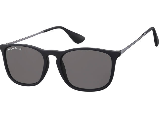 Zonnebril Montana met smoke glas mtl zwart