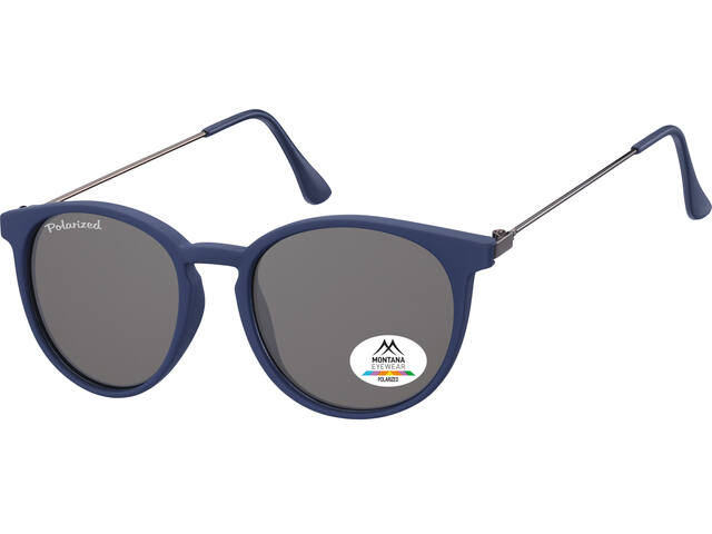 Zonnebril Montana smoke polar rond glas mtl blauw